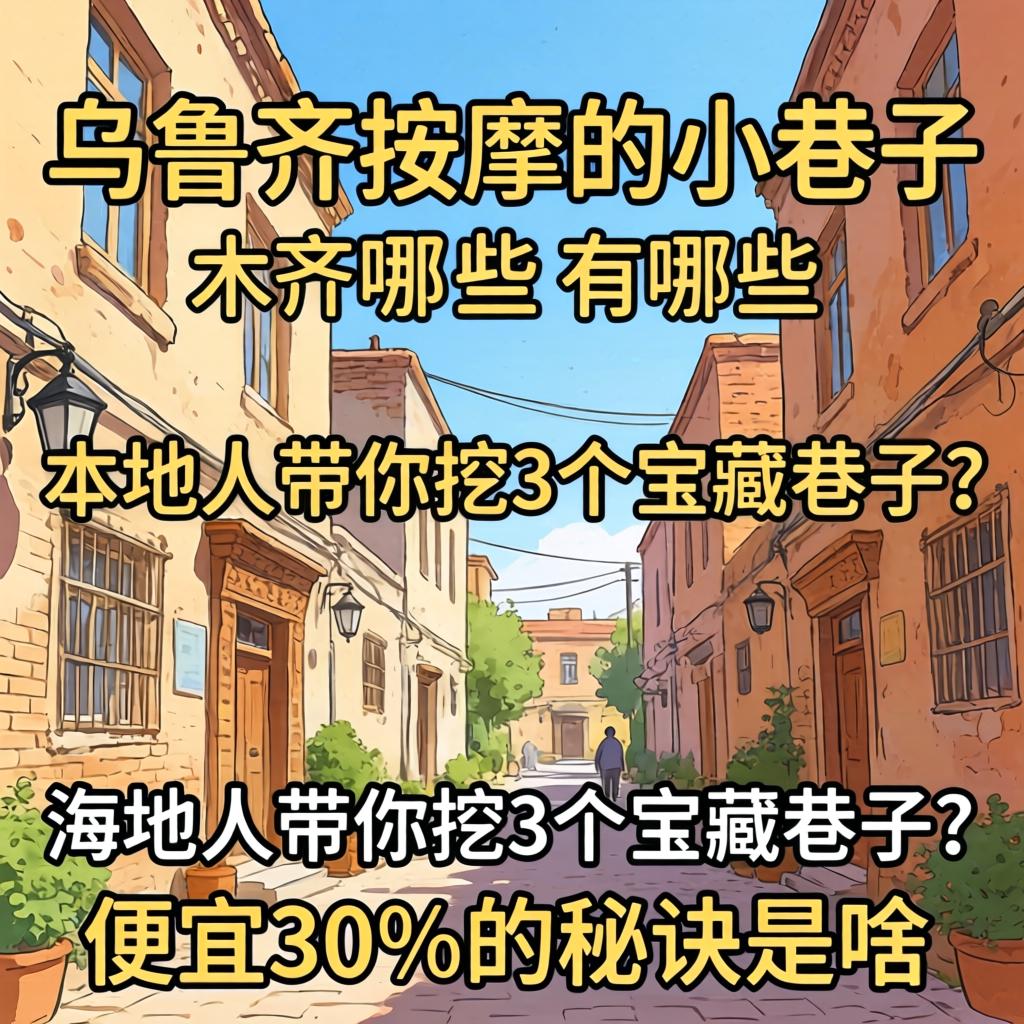 乌鲁木齐按摩的小巷子有哪些,本地人带你挖3个宝藏巷子?便宜30%的秘诀是啥?