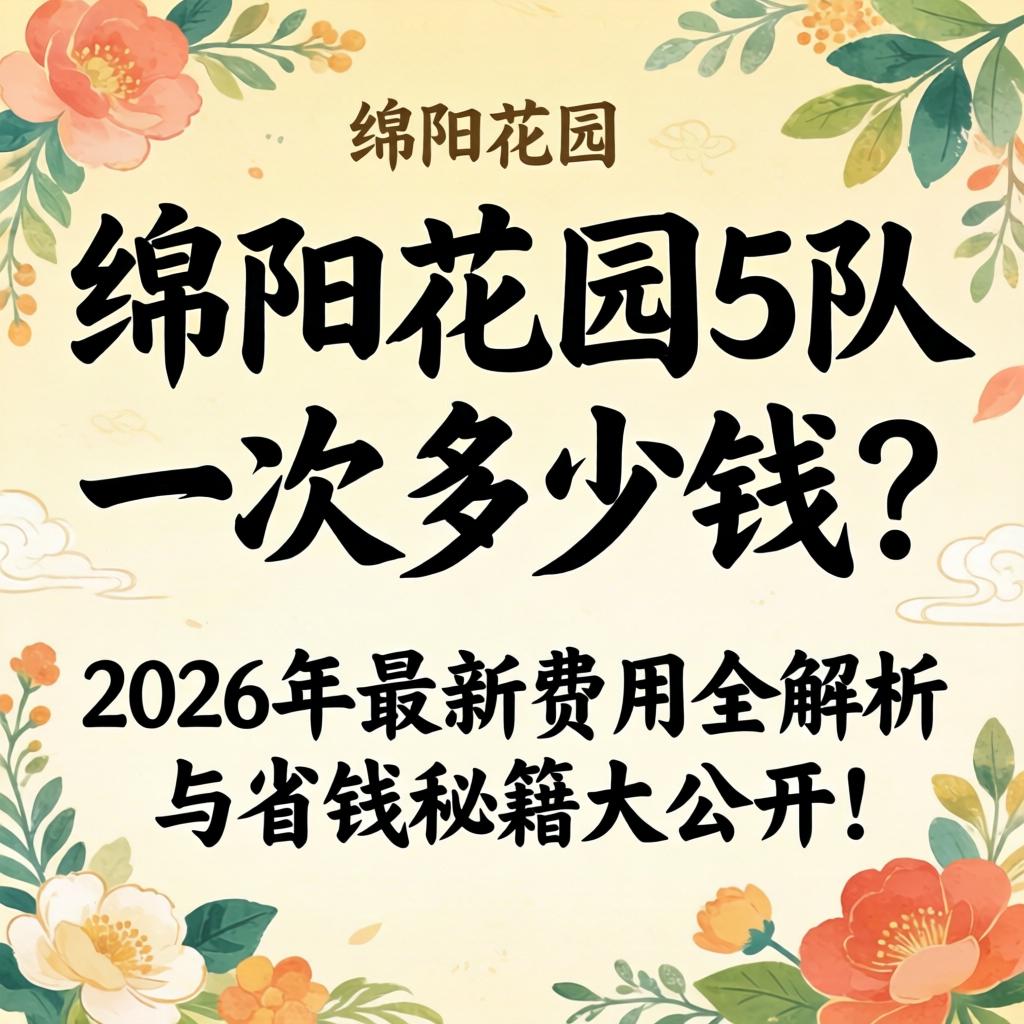 绵阳花园5队一次多少钱?2026年最新费用全解析与省钱秘籍大公开!